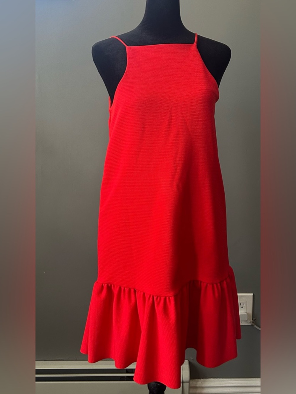 Zara Red Sleeveless Dress